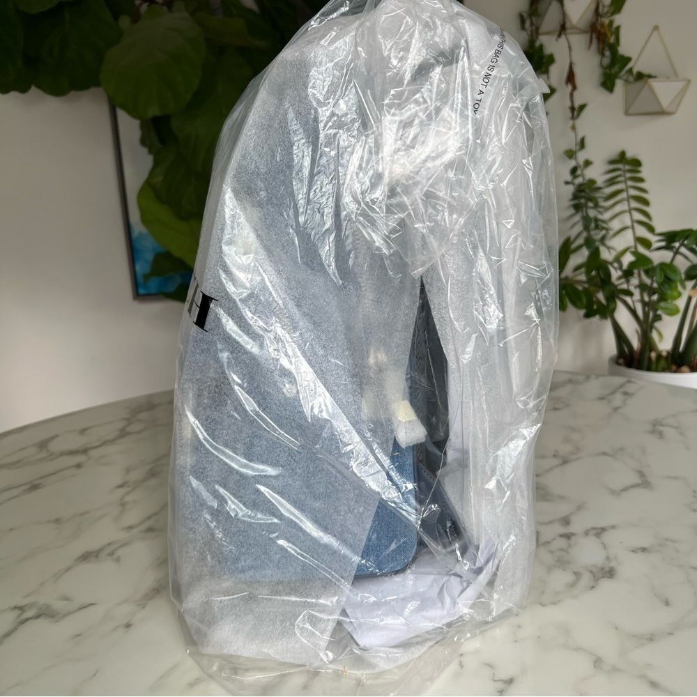 NWT COACH Charter Backpack Blue Indigo Denim CR764 Large Full Size - Picture 11 of 13